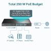 Суич TP-Link Jetstream, 16-портов с PoE, 2-SFP порта, неуправляем | TL-SG1218MP 5