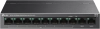 Суич TP-Link LS110P, 10-портов с 8 PoE+ порта, Черен 1