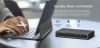 Суич TP-Link LS110P, 10-портов с 8 PoE+ порта, Черен 7