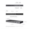 Суич TP-Link Omada ES220GMP, 20-портов, Gigabit Easy Managed Switch с 16 PoE+ порта 7