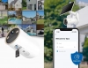 Комплект интелигентна безжична охранителна камера със слънчев панел TP-Link Tapo C460 KIT, 4K Ultra HD, 3.17mm, Бяла 4