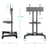 Мобилна стойка за телевизор ONKRON TS1350-B, 32" - 70", до 49 кг, Черна 7