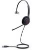 Моно слушалка Yealink UH37, USB-A, MS, Черна | 1308103 3