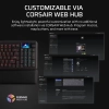 Геймърска механична клавиатура Corsair VANGUARD 96, MLX Plasma, RGB, Черна| CH-91E901E-NA 11