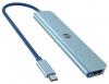 Докинг станция VCom CUE18, 7-in-1, Синя 2