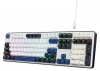 Геймърска механична клавиатура Redragon WYVERN RGB, Redragon Grey Switch, Синя/Бяла | K689WBB-RGB  3