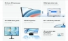 Монитор Xiaomi A24i 2026 23.8", IPS, FHD (1920 x 1080), 144Hz, 6ms, Черен | ELA6416EU 9