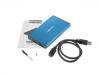 Кутия за твърд диск Natec RHINO Go 2.5", USB 3.0, Син | NKZ-1280 5