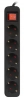 Разклонител Lanberg power strip, 5 гнезда, 1.5 м, Черен | PS1-05F-0150-BK 3